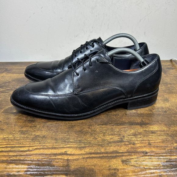 Cole Haan Lenox Hill Split Toe Oxford‎ Black Shoes Men's Size 10.5 M - Picture 3 of 8
